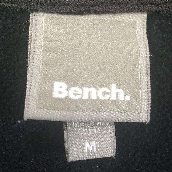 Bench Asymmetirc Zip Knit Fleece Hooded Jacket - Picture 8 of 12